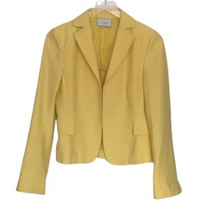Akris Punto Yellow Women's Blazer Jacket